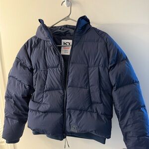 Navy Blue Down Puffer Jacket